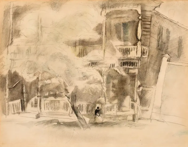 Scen från Kuba av Jules Pascin