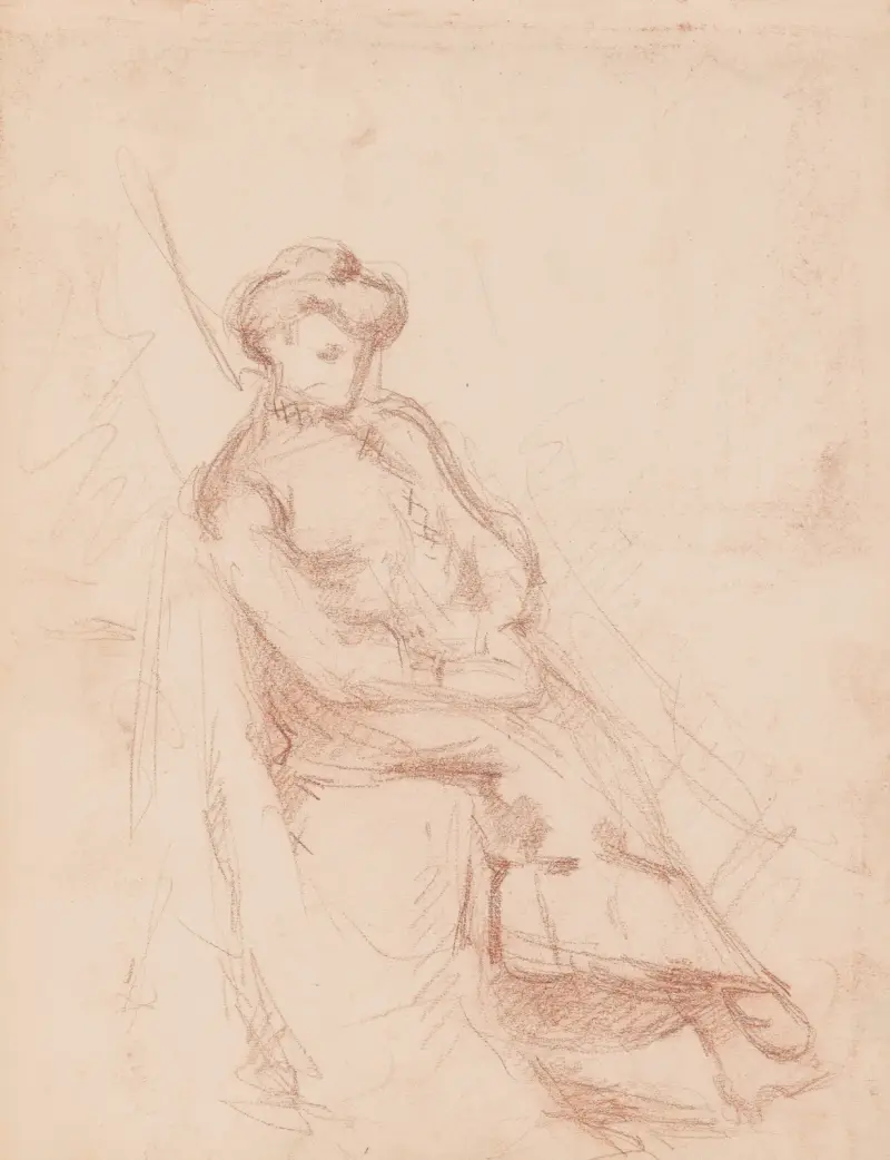 Sedící žena, Jules Schmalzigaug
