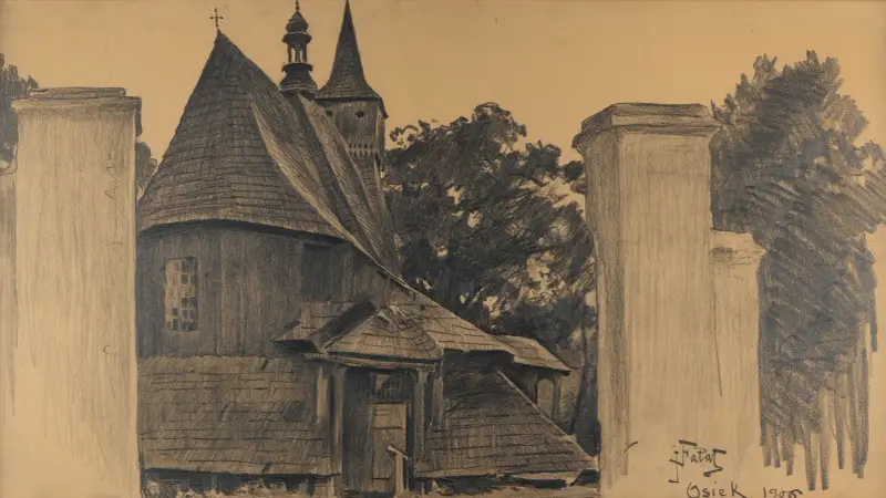 Kyrka i Osiek av Julian Falat