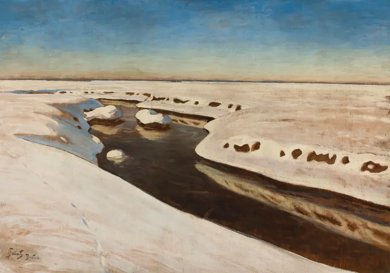 Landschaft bei Bystra von Julian Falat