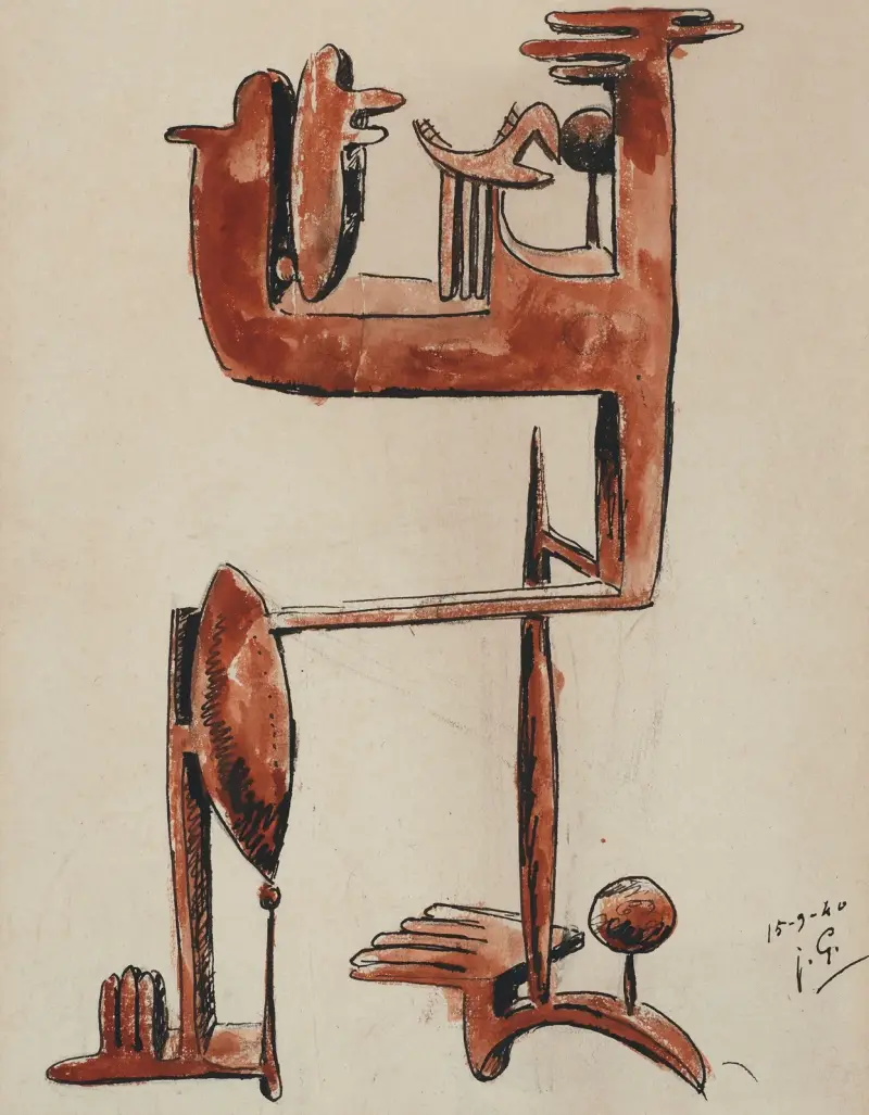 Abstrakt, 1940 von Julio González