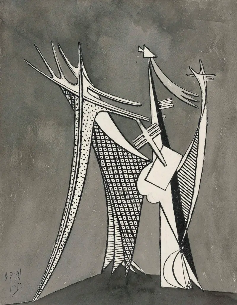 Abstraktní, 1941, Julio González