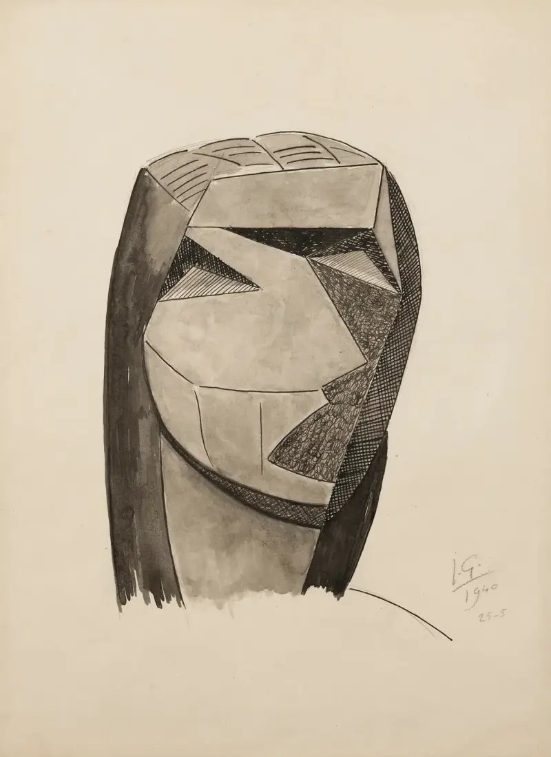 Kubistischer Kopf von Julio González