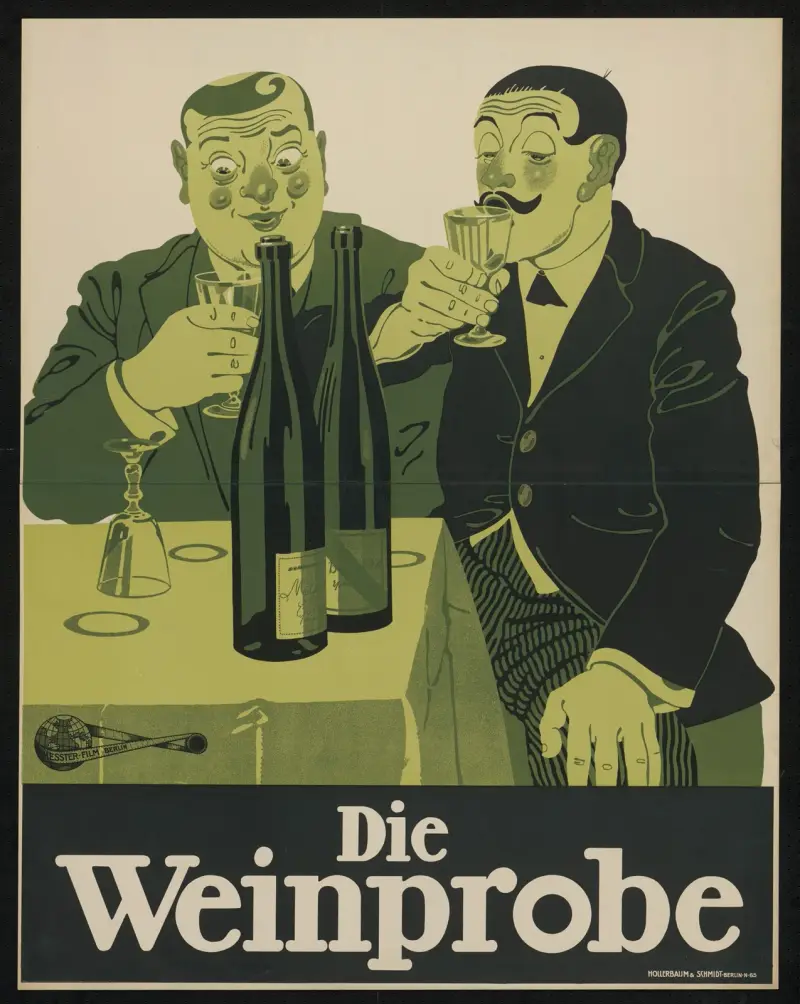 Die Weinprobe von Julius Klinger