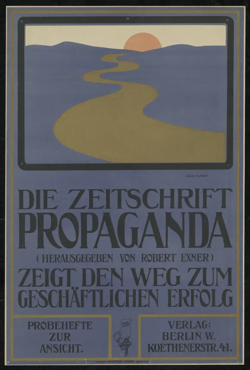Die Zeitschrift Propaganda av Julius Klinger