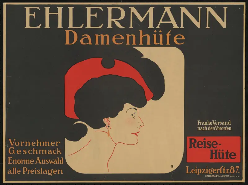 Ehlermanns damhattar av Julius Klinger