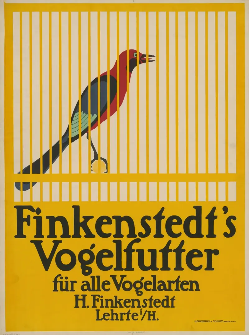Finkenstedts Vogelfutter von Julius Klinger
