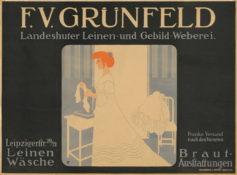 Grünfeld – Landshuter Leinen- und Gebild-Weberei av Julius Klinger