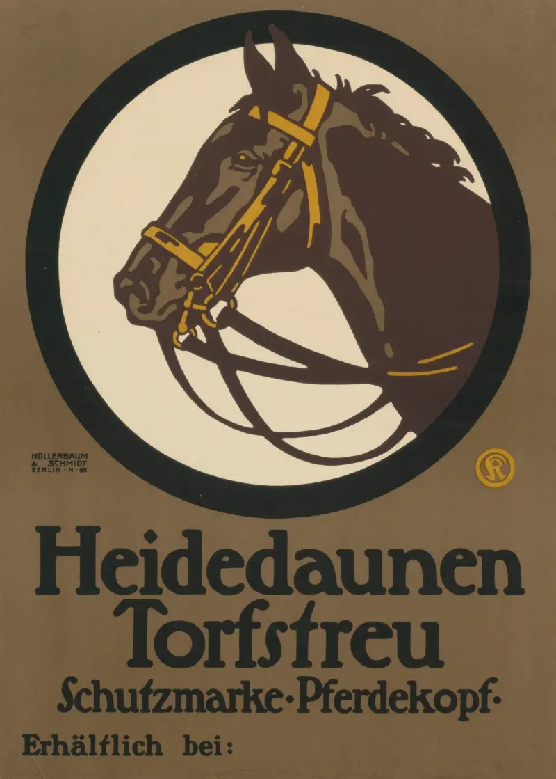 Heidedaunen Torfstreu av Julius Klinger