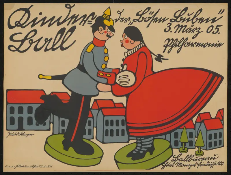 Kinderball der Bösen Buben, 1905 av Julius Klinger