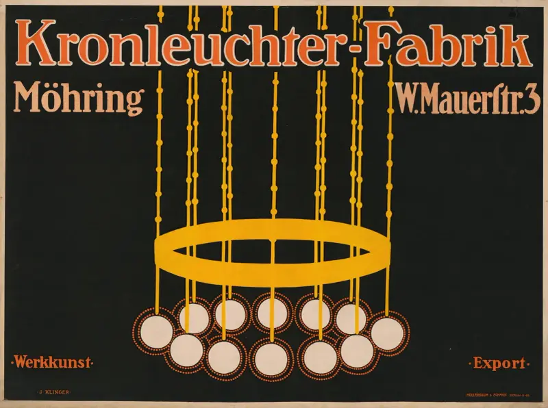 Kronleuchterfabrik Möhring av Julius Klinger