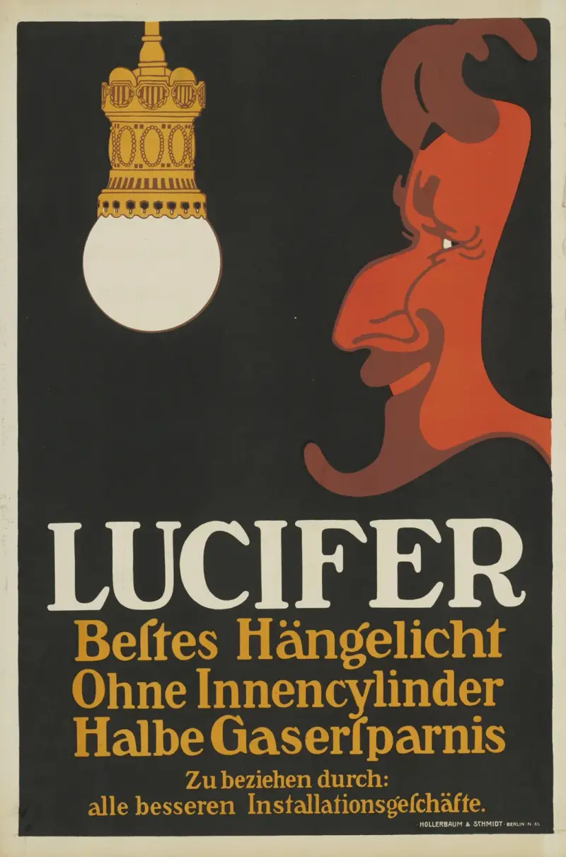 Lucifer Hängelicht av Julius Klinger