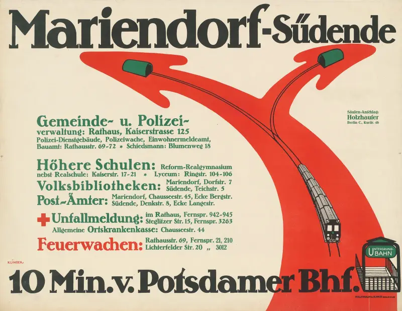Mariendorf-Südende av Julius Klinger
