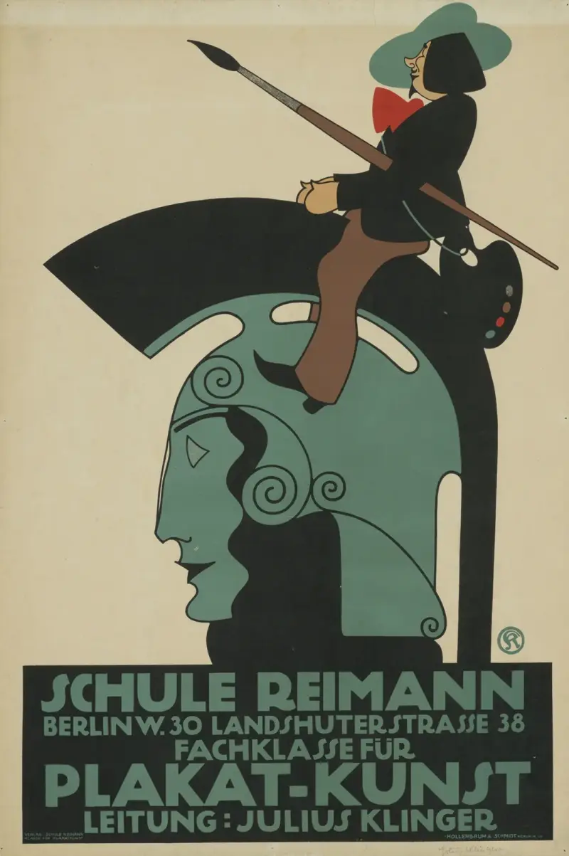 Schule Reimann. Fachklasse für Plakat-Kunst av Julius Klinger