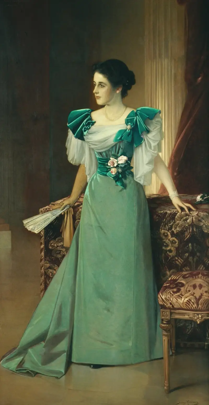 Irma von Geijer, född von Hallwyl (1873 – 1959 ) av Julius Kronberg