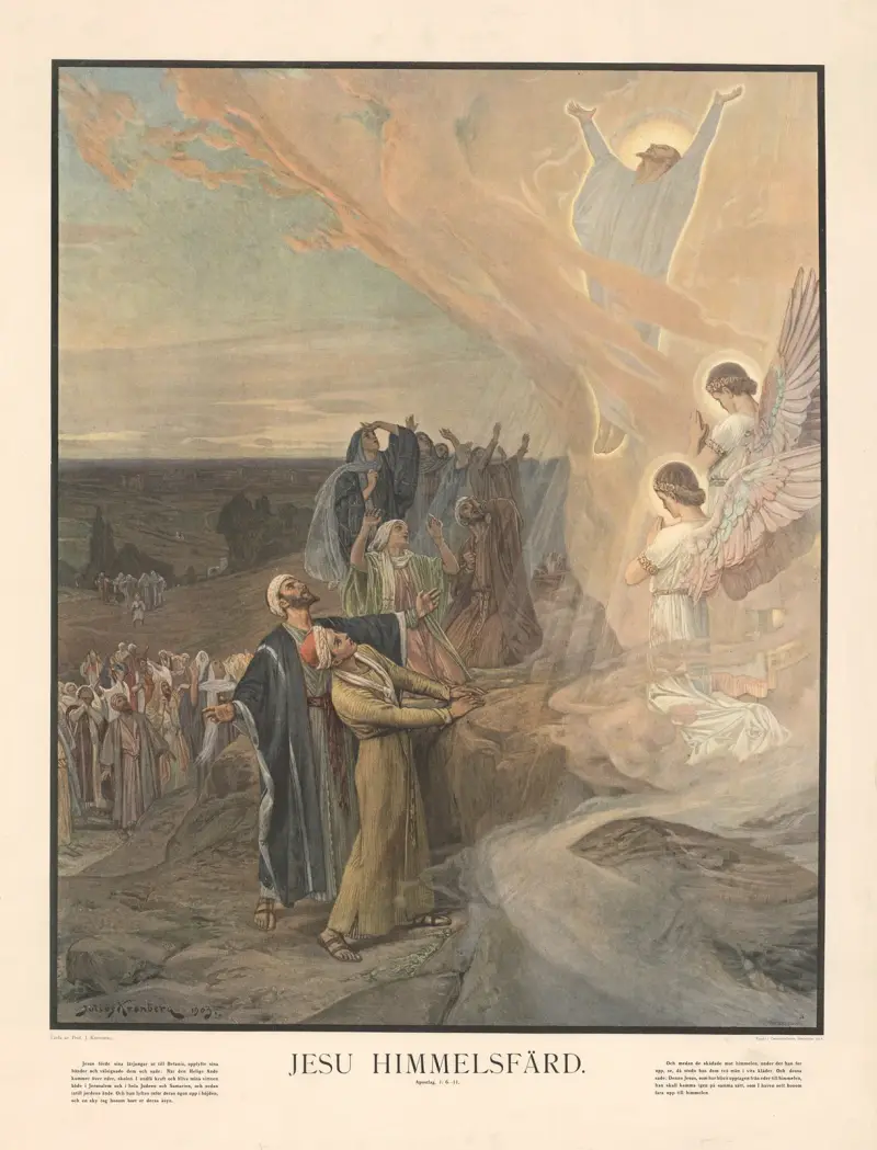 Jesu Himmelsfärd av Julius Kronberg