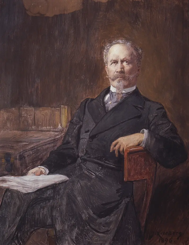 Porträtt av Walter von Hallwyl av Julius Kronberg
