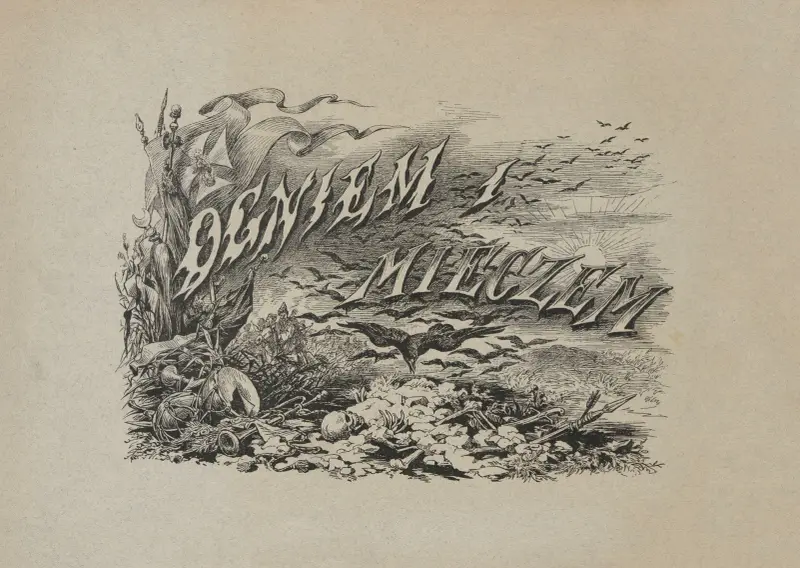 Ogniem i mieczem (With Fire and Sword) – Title page av Juliusz Kossak