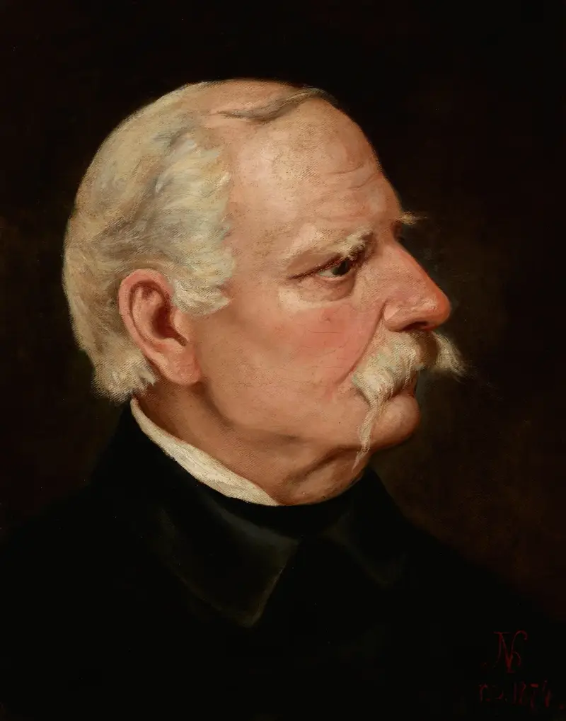 Portrait of Wincenty Pol av Juliusz Kossak