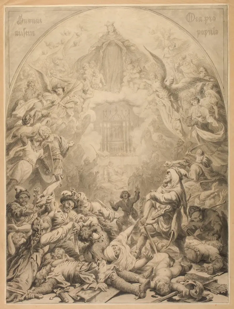Syn efter tatarernas anfall 1211 av Juliusz Kossak