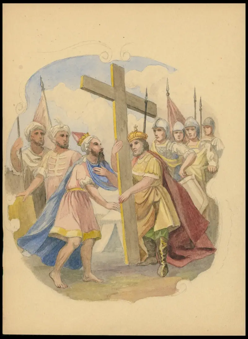 Kristus segrande med korset, som frälser hedningarna av Juliusz Makarewicz