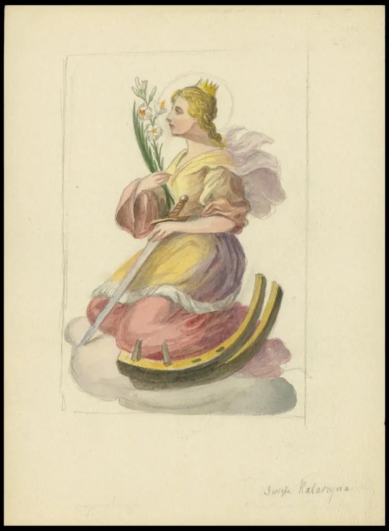 Sankta Katarina av Juliusz Makarewicz