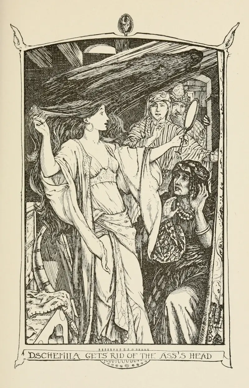Dschemila gets rid of the Ass’s Head av Henry Justice Ford