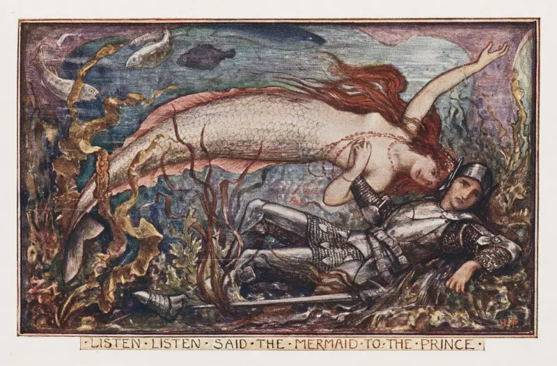 Lyssna, lyssna, sa sjöjungfrun till prinsen av Henry Justice Ford