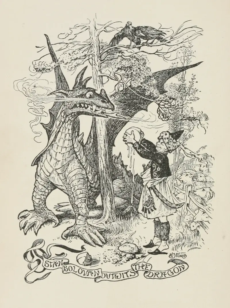 Stan Bolovan lurar draken av Henry Justice Ford