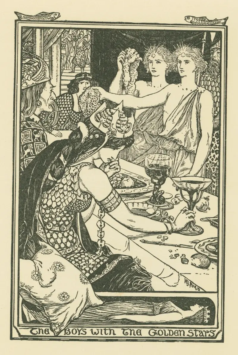 The boys with the golden stars av Henry Justice Ford