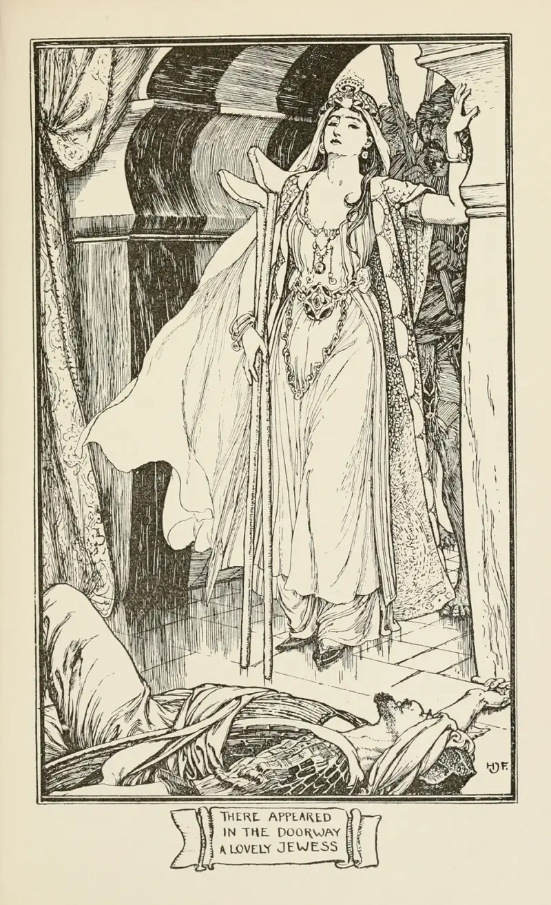 There appeared in the Doorway a lovely Jewess av Henry Justice Ford