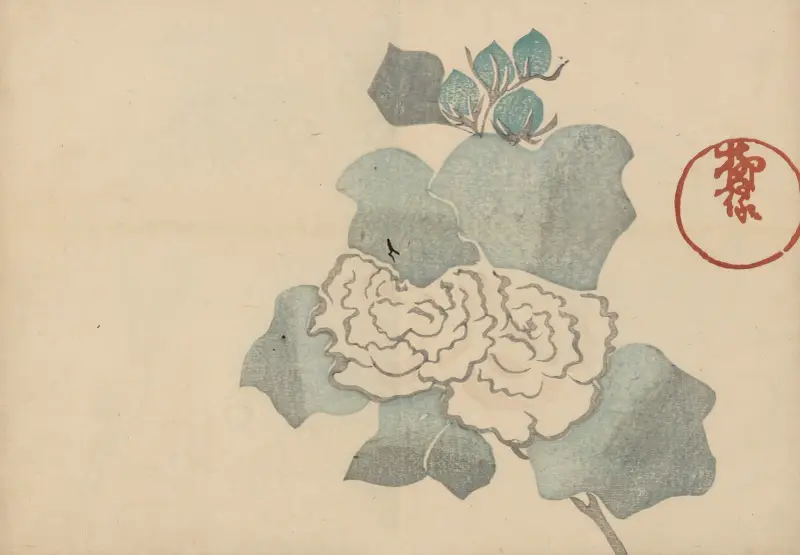 Kōrin gafu – Hōchū Pl.12 av Ogata Kōrin