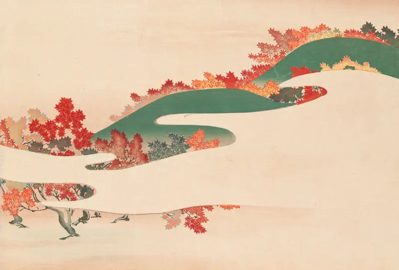 A Thousand Grasses Pl.04 av Kamisaka Sekka