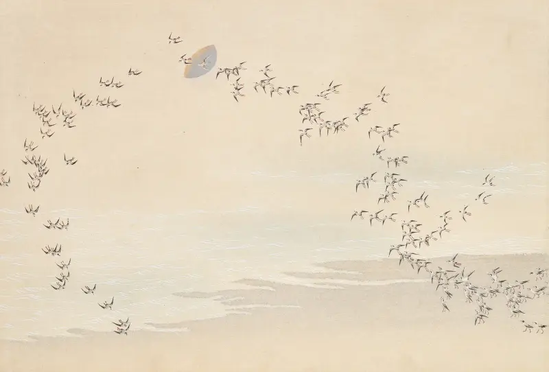 A Thousand Grasses Pl.09 av Kamisaka Sekka