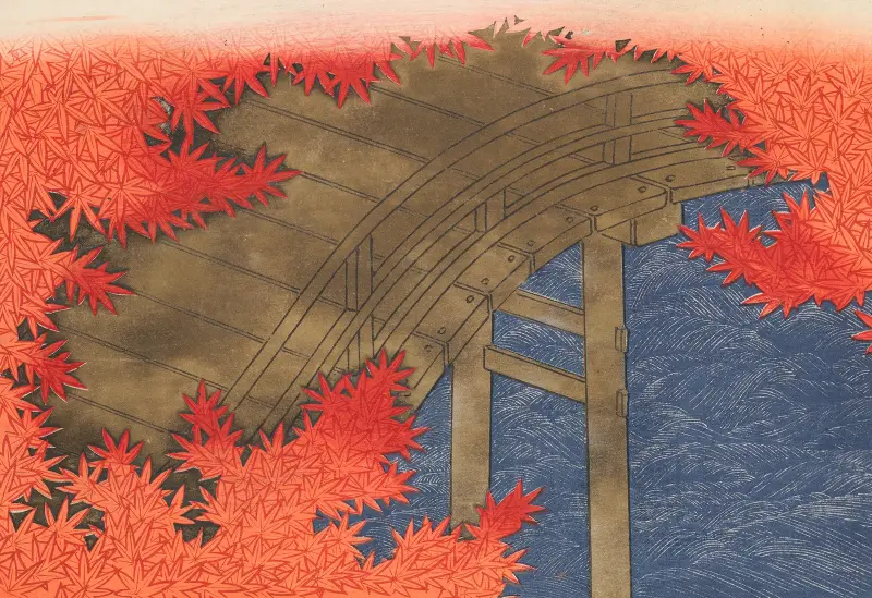 A Thousand Grasses Pl.16 av Kamisaka Sekka