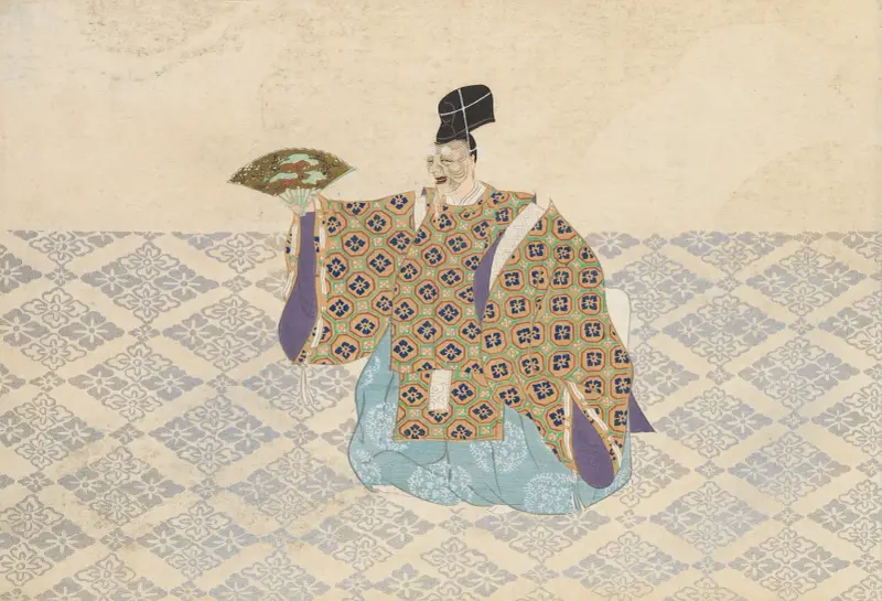 A Thousand Grasses Pl.22 av Kamisaka Sekka