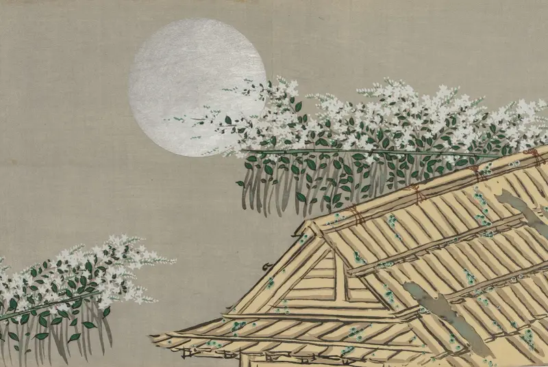 Höstblommor (Aki no hana) av Kamisaka Sekka