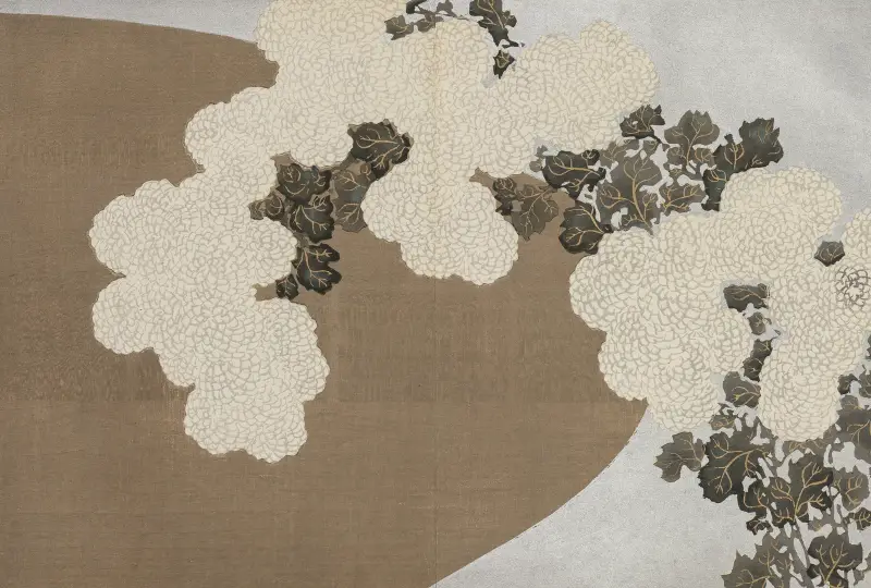 Chrysanthemen (Momoyogusa) von Kamisaka Sekka