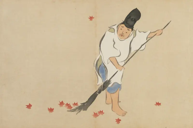 Slottsvakt (Eishi) av Kamisaka Sekka