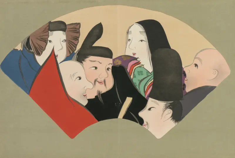 Sex odödliga poeter (Rokkasen) av Kamisaka Sekka