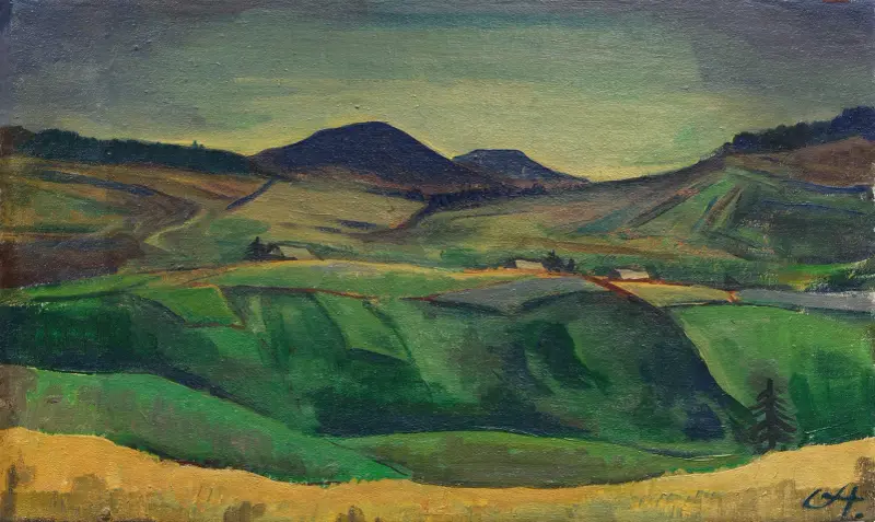 Pejzaż górski, Karl Hofer