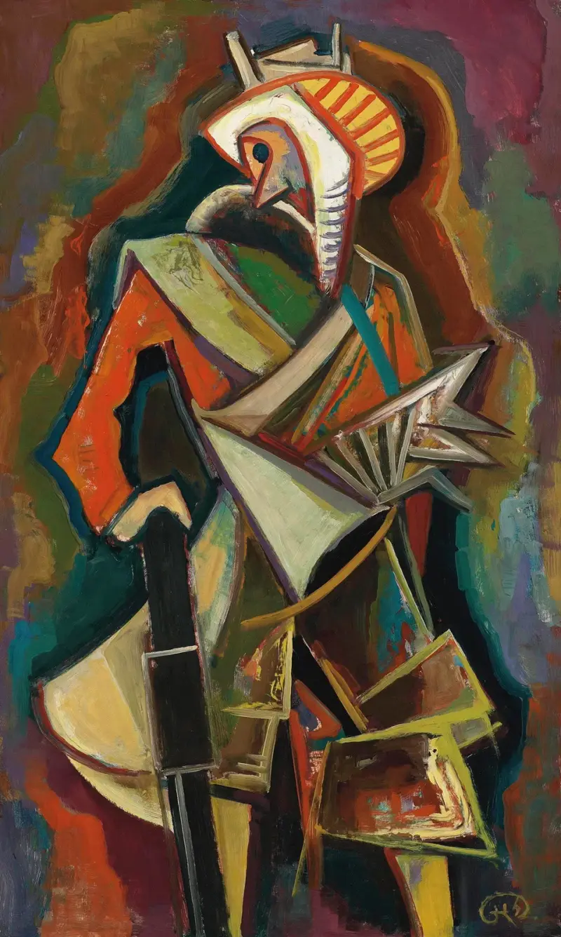 Der Armierte, Karl Hofer