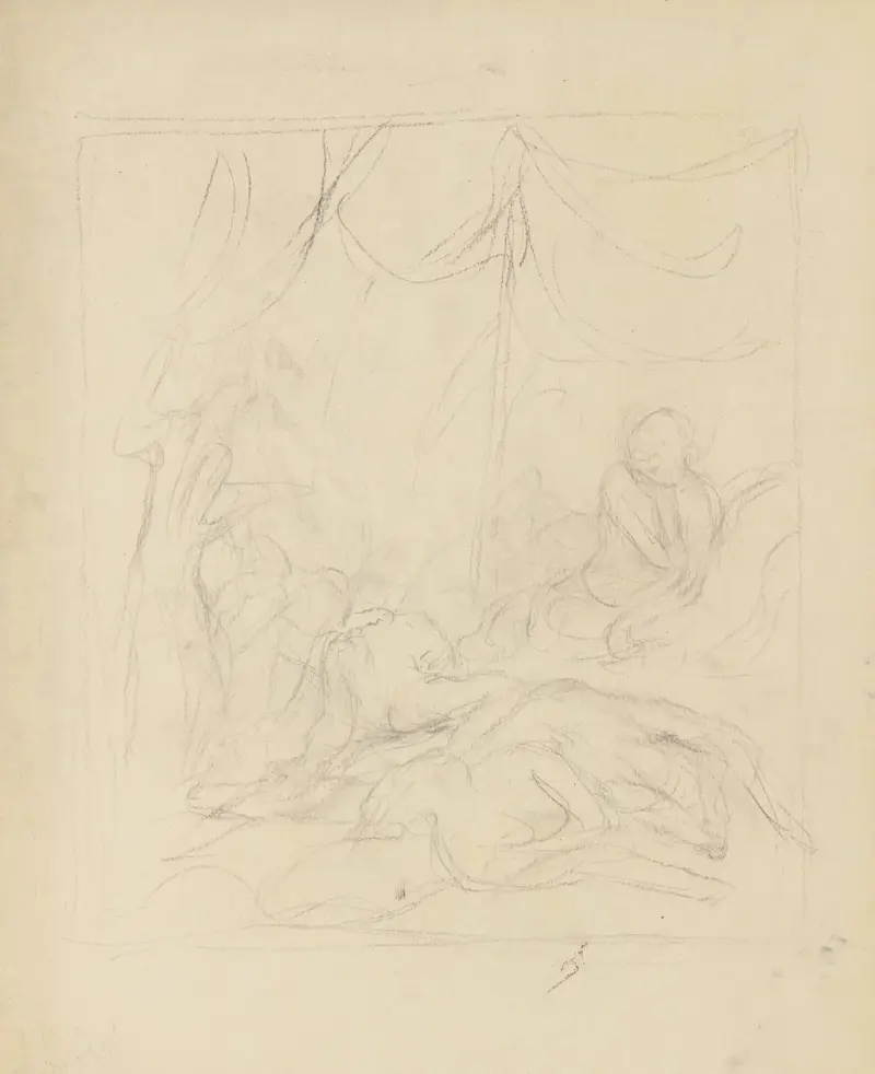 Uninterpreted scene av Karl Hofer