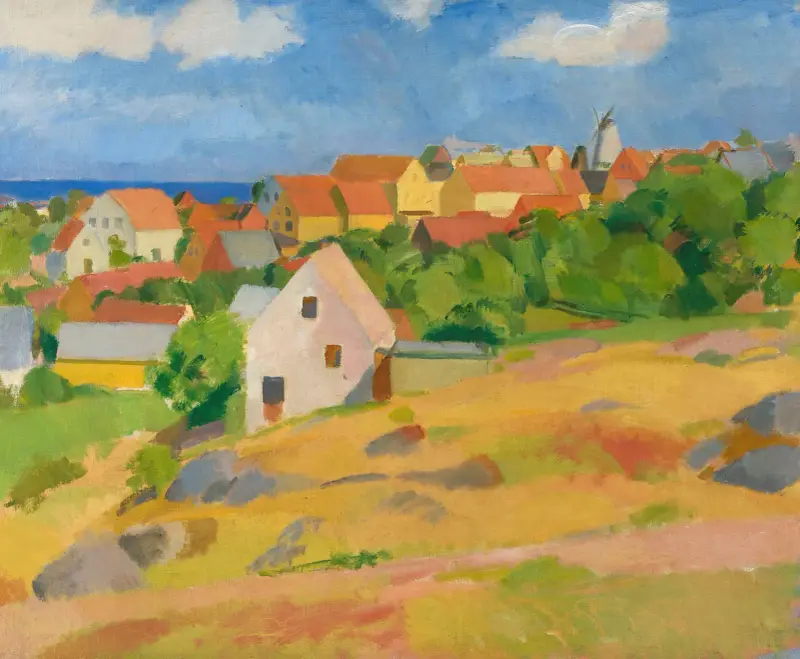 Blick über Gudhjem von Karl Isakson