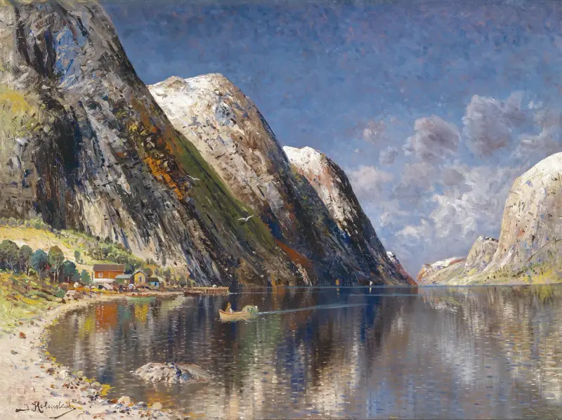 Drontheim Fjord von Karl Kaufmann
