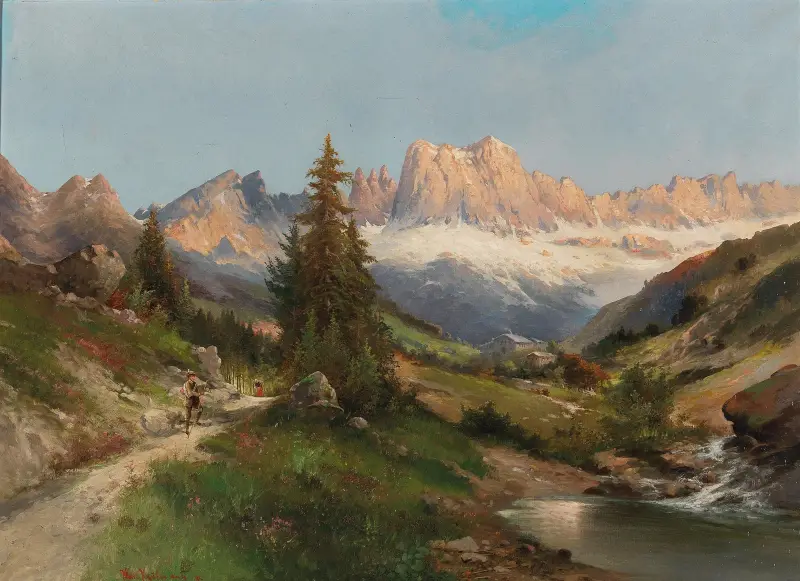 In den Dolomiten von Karl Kaufmann