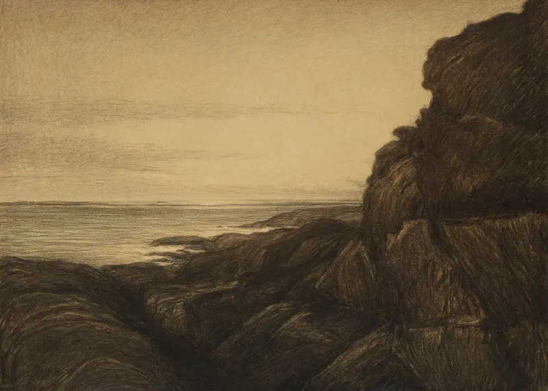 Küstenklippen von Karl Nordström