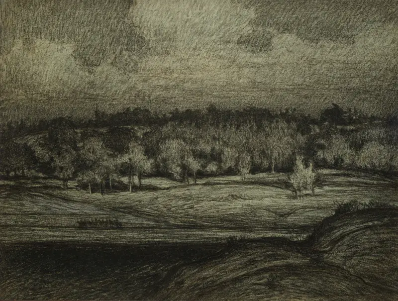 Landskap nära Stockholm av Karl Nordström