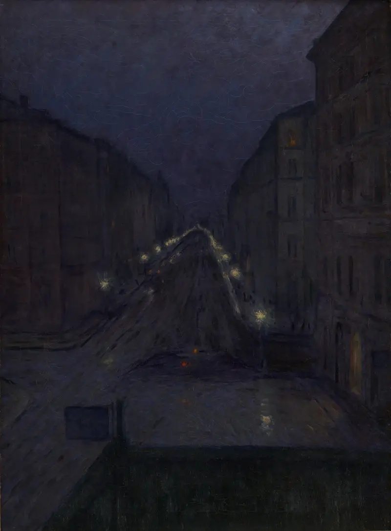 Roslagsgatan, Stockholm av Karl Nordström