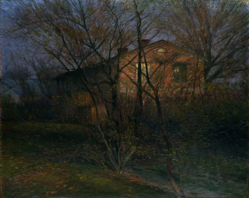Det gula huset av Karl Nordström